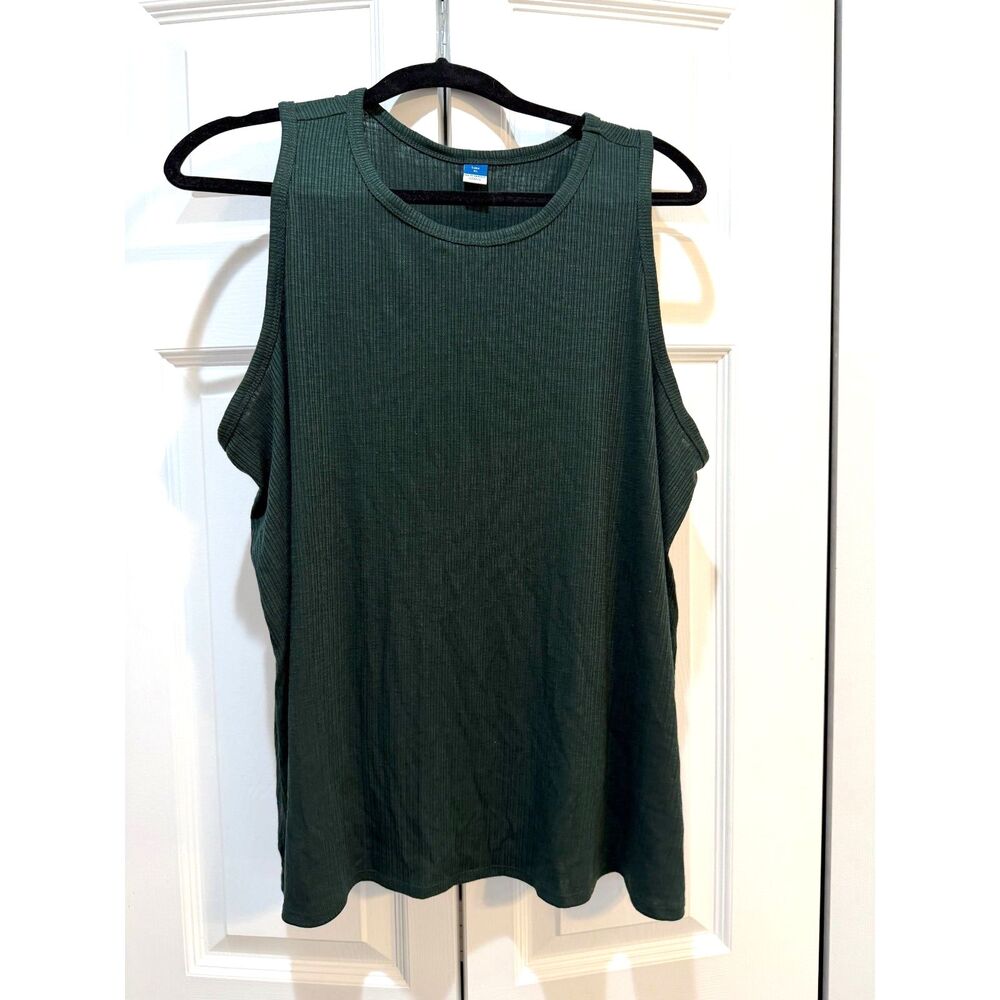 Old Navy Luxe Green Lightweight Tank Top Size XL
